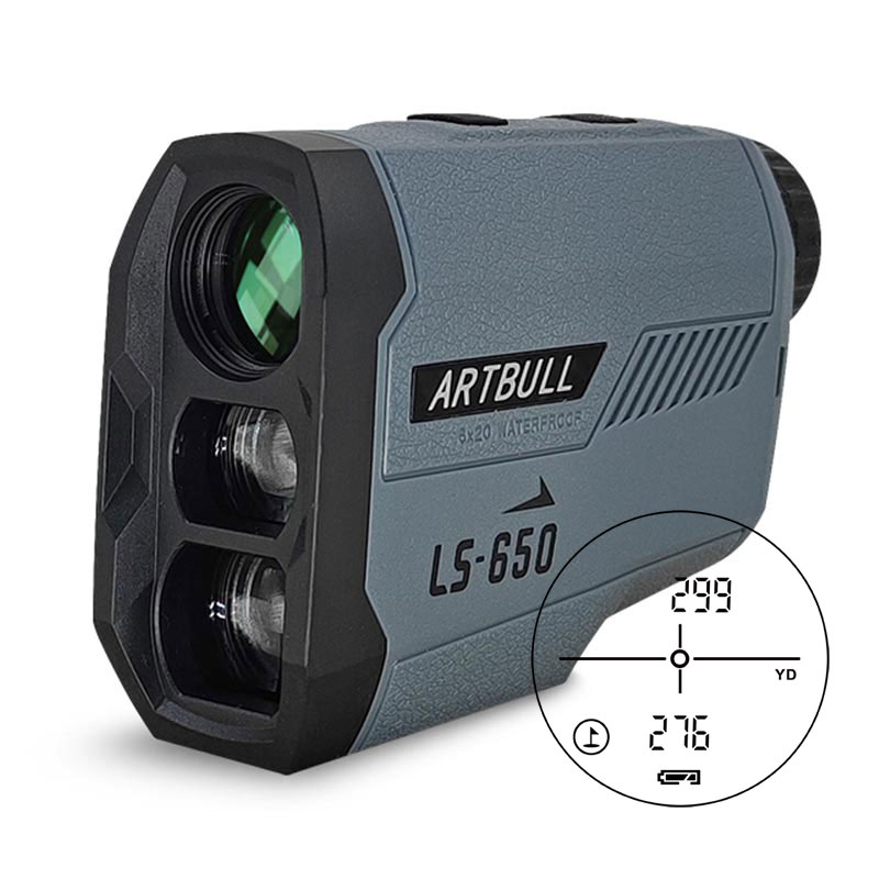 Golf Rangefinder Laser Slope - ARTBULL เครื่องวัดระยะด้วยเลเซอร์แบบมีระบบล็อคธงสำหรับใช้งานกลางแจ้ง เหมาะสำหรับการล่าสัตว์ กล้องส่องทางไกลแบบตาเดียว เครื่องวัดระยะด้วยเลเซอร์สำหรับกอล์ฟ ระยะวัด
