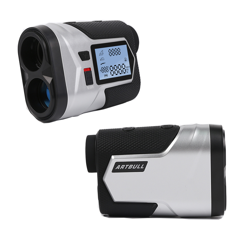 Golf Rangefinder Laser Slope - เครื่องวัดระยะด้วยเลเซอร์สำหรับกอล์ฟกลางแจ้ง ระยะวัด 650 เมตร พร้อมหน้าจอปรับความเอียงได้ ระบบล็อคค่าระยะ