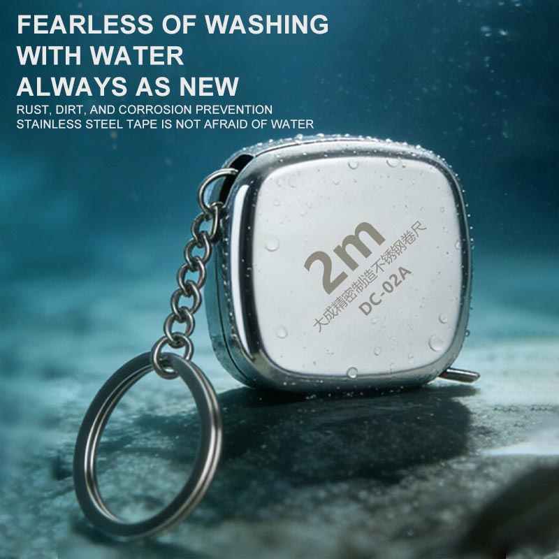 Mini Laser Measure Keychain - ใหม่! ชุด 5 ชิ้น ตลับเมตรสแตนเลส 2
