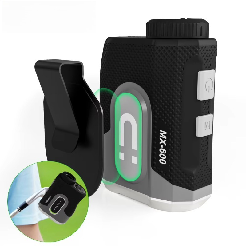 Golf Rangefinder Laser Slope - เครื่องวัดระยะทางกอล์ฟดิจิตอลแม่เหล็ก 600M 1000M ชาร์จผ่าน USB เครื่องวัดระยะทางด้วยเลเซอร์พร้อมฟังก์ชันล็อกธงวัดความลาดชัน