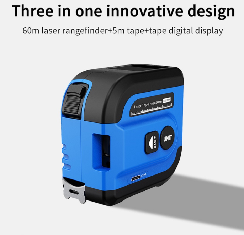 Digital Tape Measure 5M Laser - เครื่องวัดระยะทางด้วยเลเซอร์ Noyafa 60M NF-2260 เครื่องวัดระยะทาง 5M