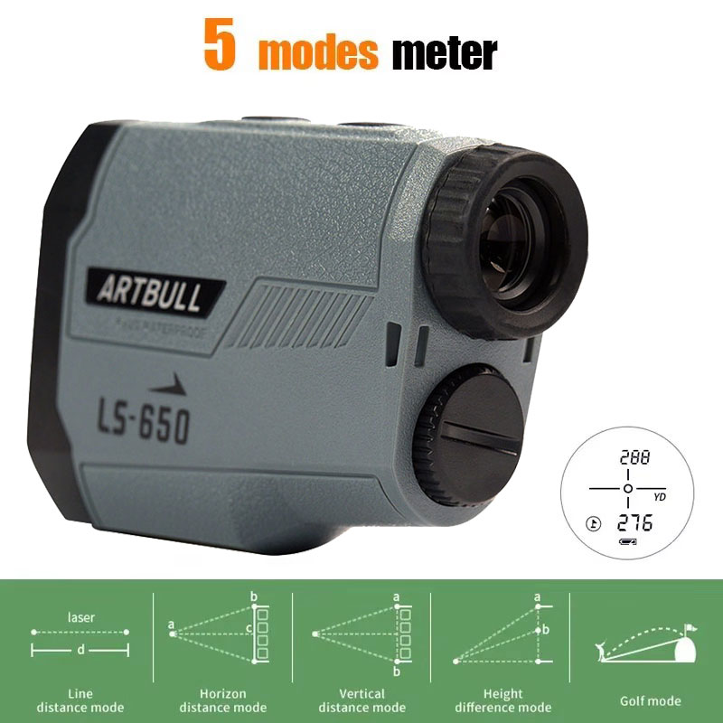 ARTBULL เครื่องวัดระยะด้วยเลเซ - Golf Rangefinder Laser Slope บทวิจารณ์และราคา