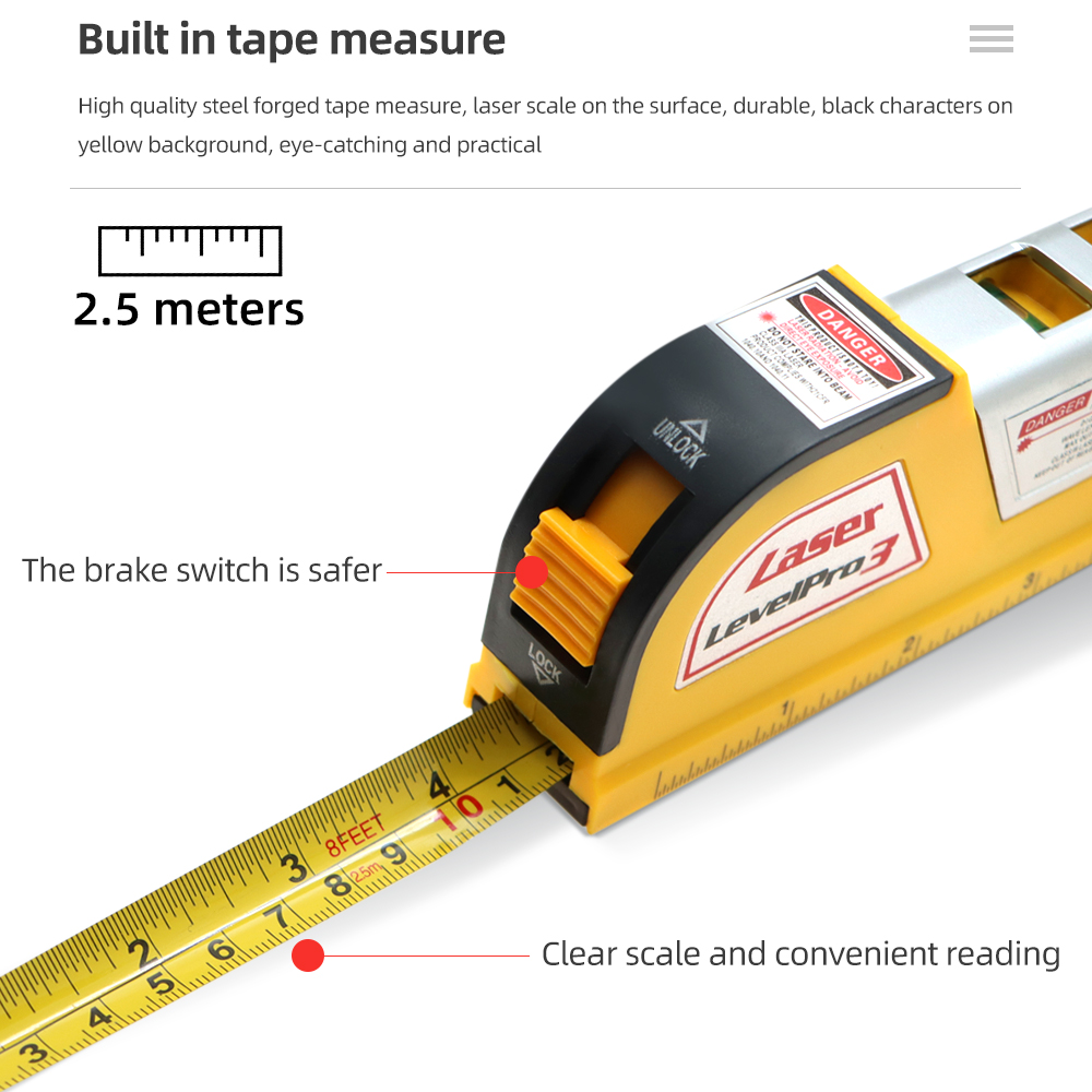 ระดับเลเซอร์และเครื่องวัดระยะท - Laser Distance Meter With Bubble Level บทวิจารณ์และราคา