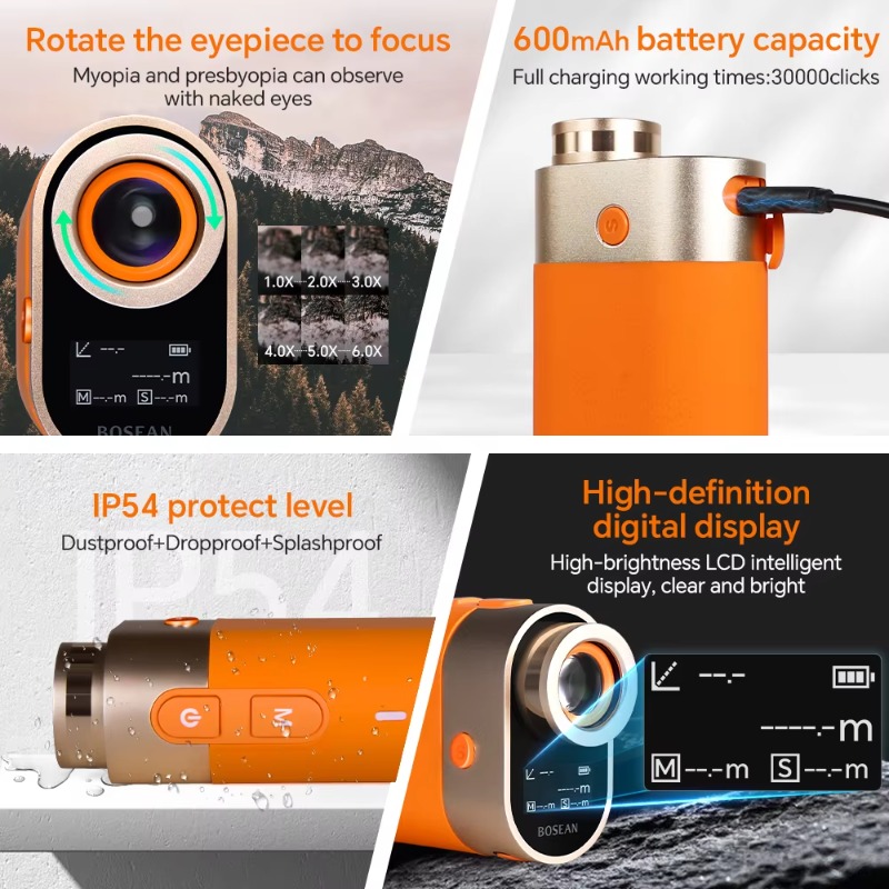 เครื่องวัดระยะด้วยเลเซอร์สำหรั - Golf Rangefinder Laser Slope บทวิจารณ์และราคา