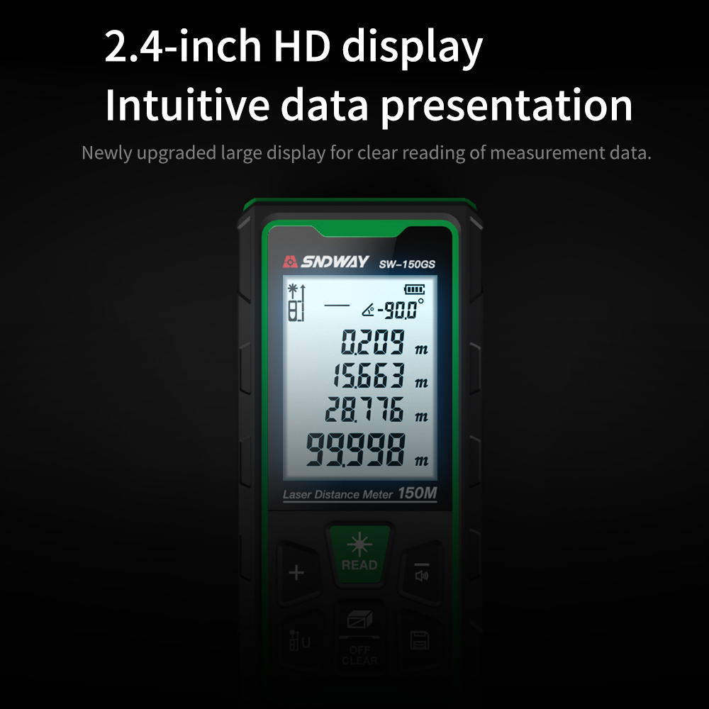 SNDWAY เครื่องวัดระยะเลเซอร์สี - Laser Rangefinder 150M Outdoor บทวิจารณ์และราคา