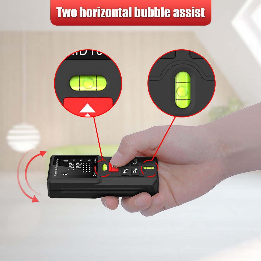 เครื่องวัดระยะทางด้วยเลเซอร์ B - Laser Distance Meter With Bubble Level บทวิจารณ์และราคา