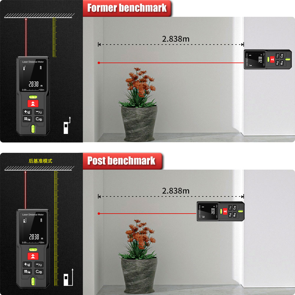 เครื่องวัดระยะทางด้วยเลเซอร์ B - Laser Distance Meter With Bubble Level บทวิจารณ์และราคา