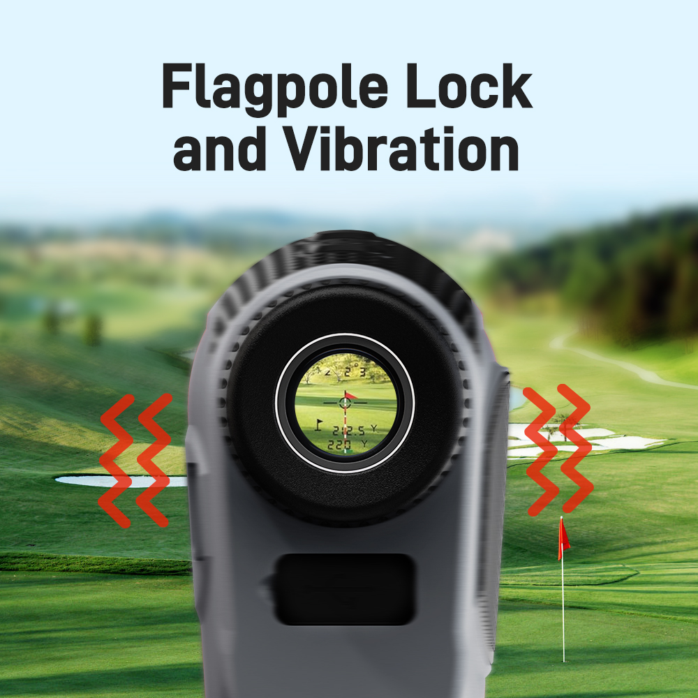 เครื่องวัดระยะเลเซอร์ 1090 หลา - Golf Rangefinder Laser Slope บทวิจารณ์และราคา