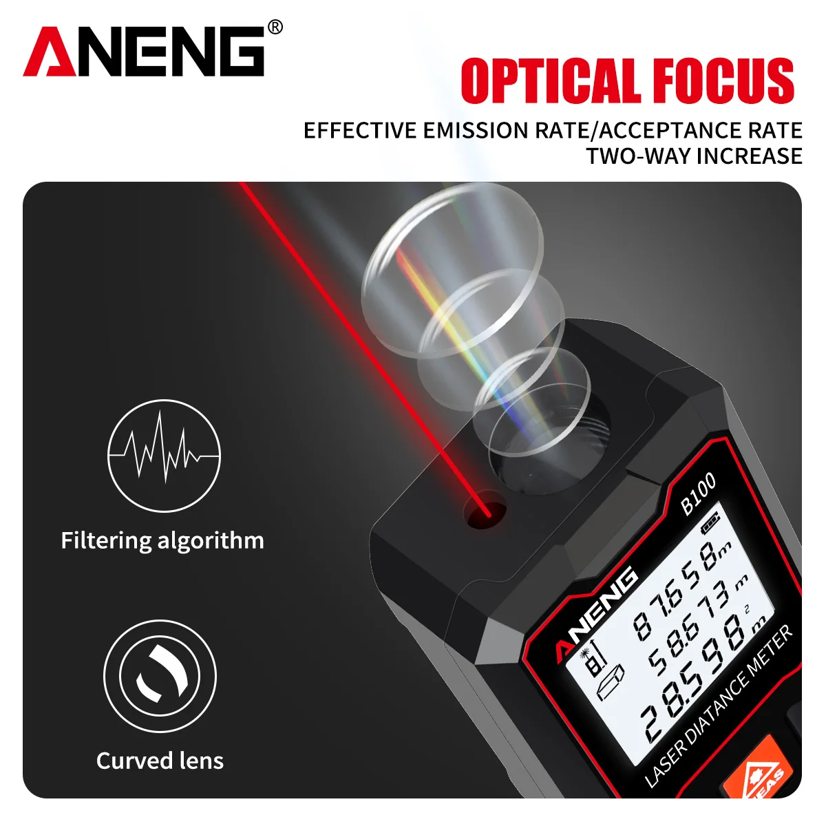 ANENG B40 B60 B80 B100 เครื่อง - Laser Measure Area Volume Calculator บทวิจารณ์และราคา