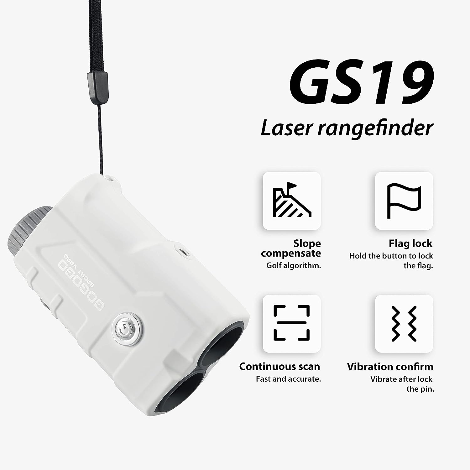 เครื่องวัดระยะทางกอล์ฟ 900 หลา - Golf Rangefinder Laser Slope บทวิจารณ์และราคา