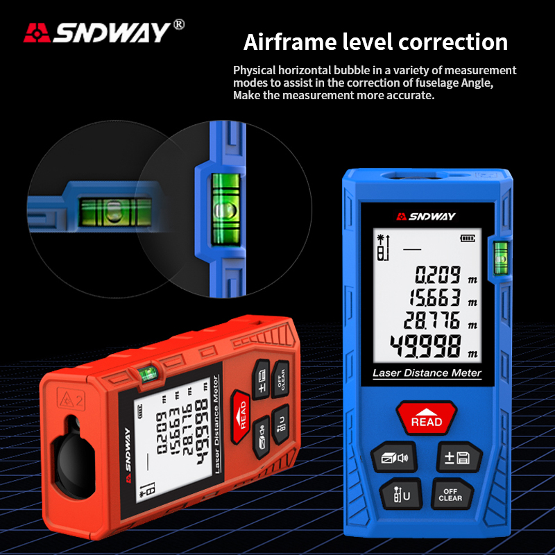 SNDWAY H-DS50 เครื่องวัดระยะด้ - Laser Measure Area Volume Calculator บทวิจารณ์และราคา