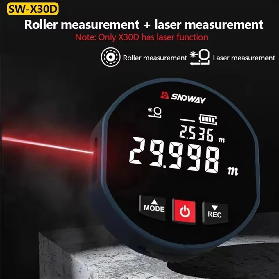 เครื่องวัดระยะทางด้วยเลเซอร์ H - Laser Measure Area Volume Calculator บทวิจารณ์และราคา