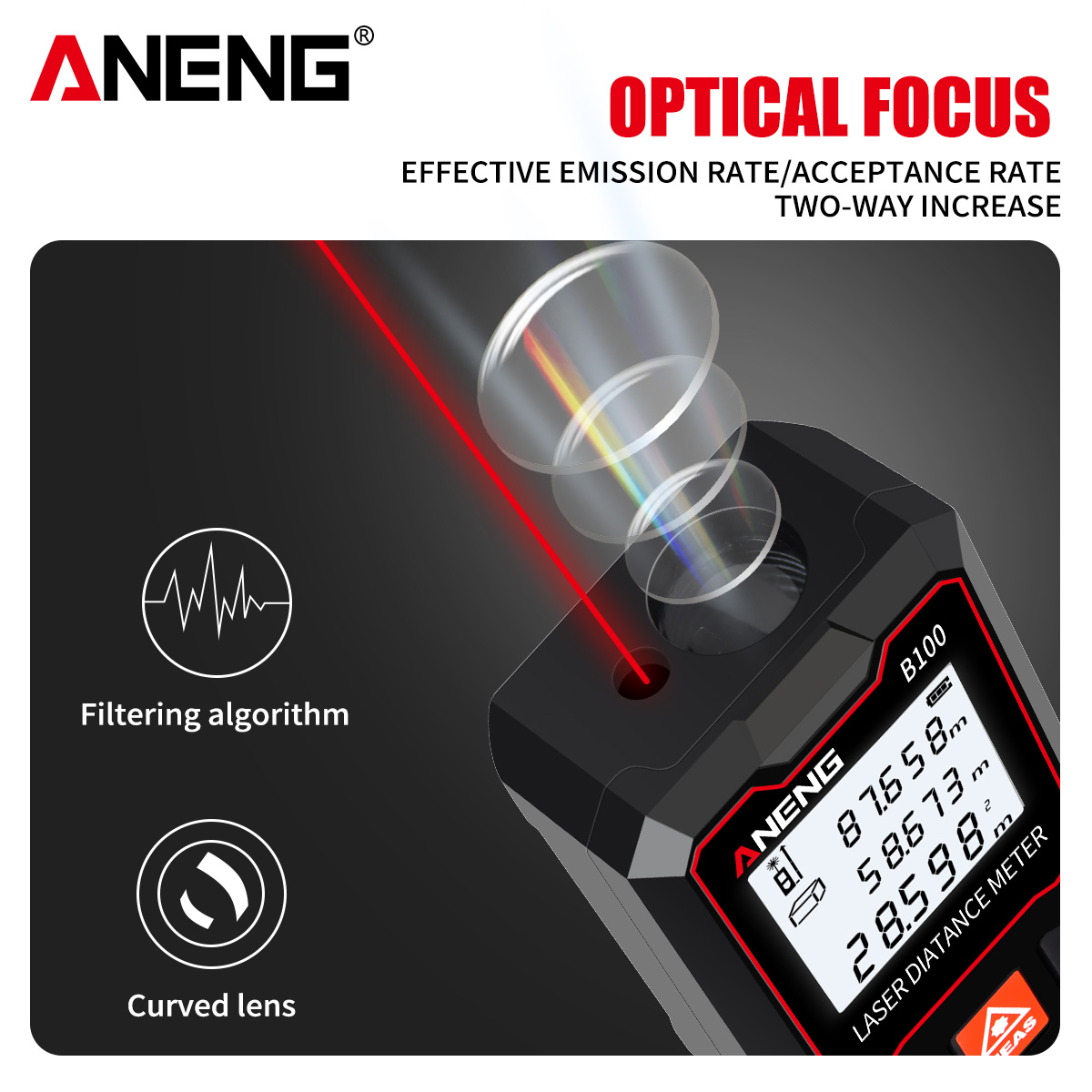 ANENG B40 B60 B80 B100 เครื่อง - Laser Measure Area Volume Calculator บทวิจารณ์และราคา