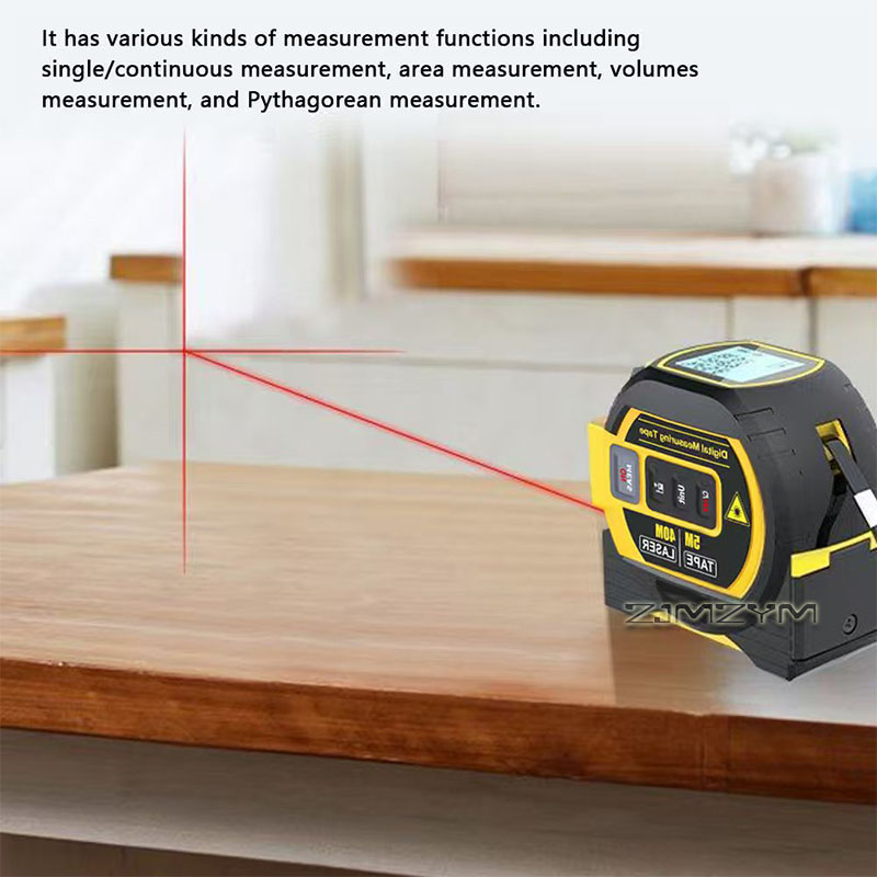 เครื่องวัดระยะเลเซอร์ 3 in 1 4 - Digital Tape Measure 5M Laser บทวิจารณ์และราคา