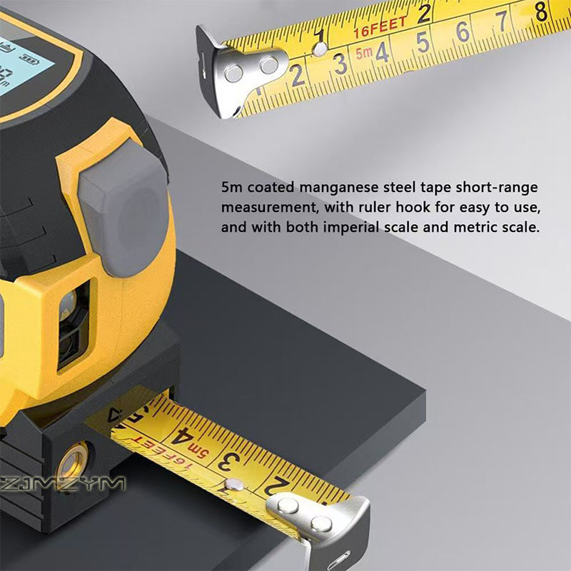 เครื่องวัดระยะเลเซอร์ 3 in 1 4 - Digital Tape Measure 5M Laser บทวิจารณ์และราคา