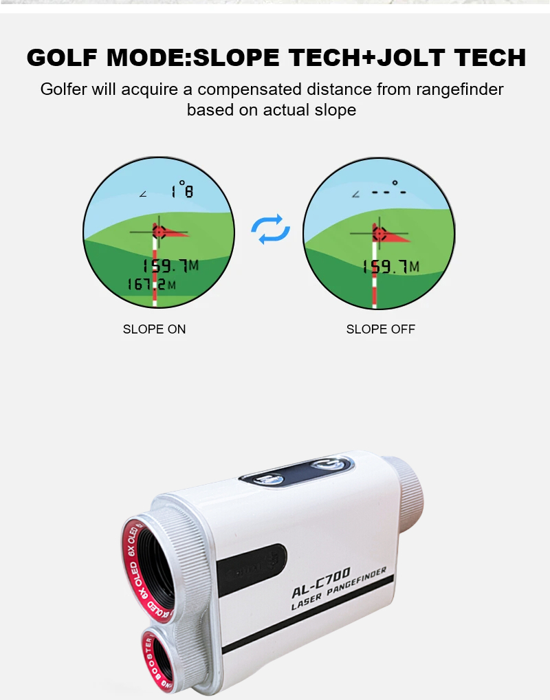 เครื่องวัดระยะเลเซอร์ 600 เมตร - Golf Rangefinder Laser Slope บทวิจารณ์และราคา