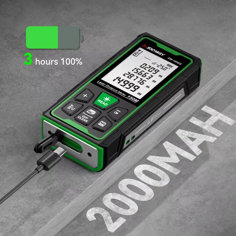 เครื่องวัดระยะด้วยเลเซอร์สีเขี - Laser Rangefinder 150M Outdoor บทวิจารณ์และราคา