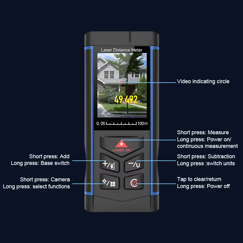 เครื่องวัดระยะด้วยเลเซอร์ 150  - Laser Rangefinder 150M Outdoor บทวิจารณ์และราคา