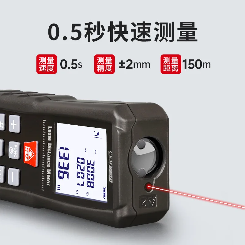 เครื่องวัดระยะเลเซอร์ CEM ระดั - Laser Distance Meter With Bubble Level บทวิจารณ์และราคา