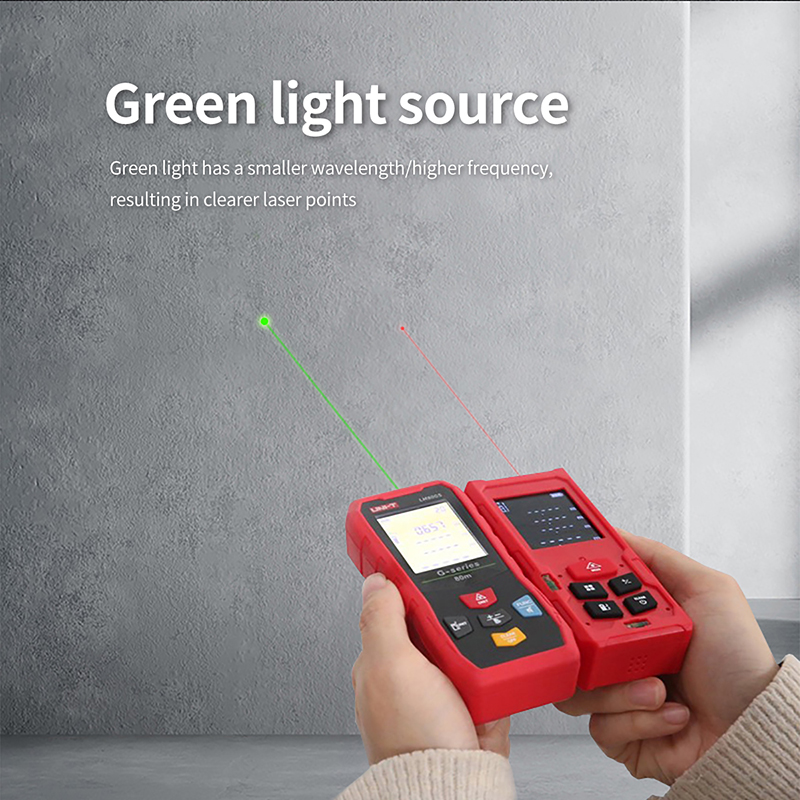 เครื่องวัดระยะเลเซอร์สีเขียว U - Laser Distance Meter 100M บทวิจารณ์และราคา