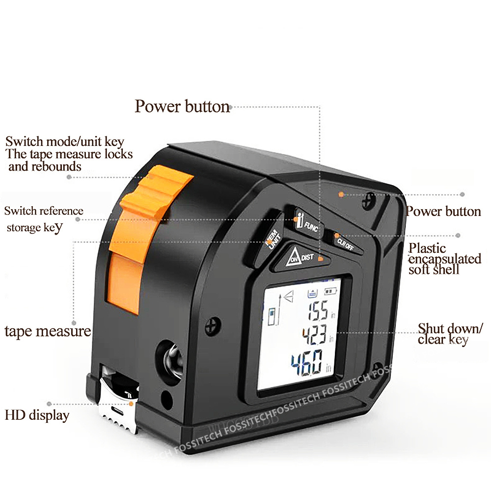 เครื่องวัดระยะด้วยเลเซอร์แบบดิ - Digital Tape Measure 5M Laser บทวิจารณ์และราคา