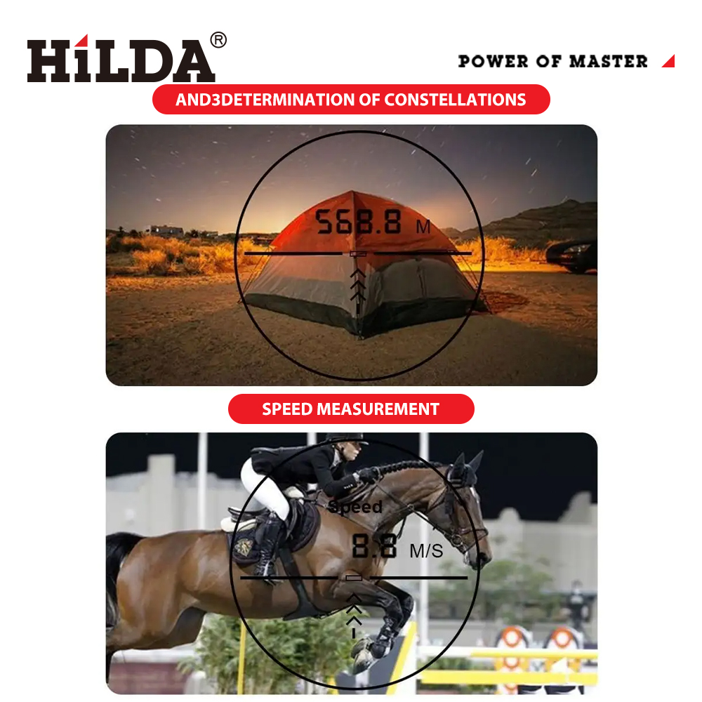 HILDA 800M เครื่องวัดระยะด้วยเ - Golf Rangefinder Laser Slope บทวิจารณ์และราคา