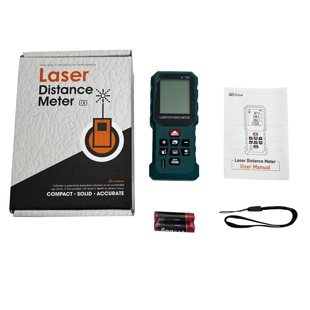 เครื่องวัดระยะด้วยเลเซอร์ความแ - Laser Distance Meter With Bubble Level บทวิจารณ์และราคา
