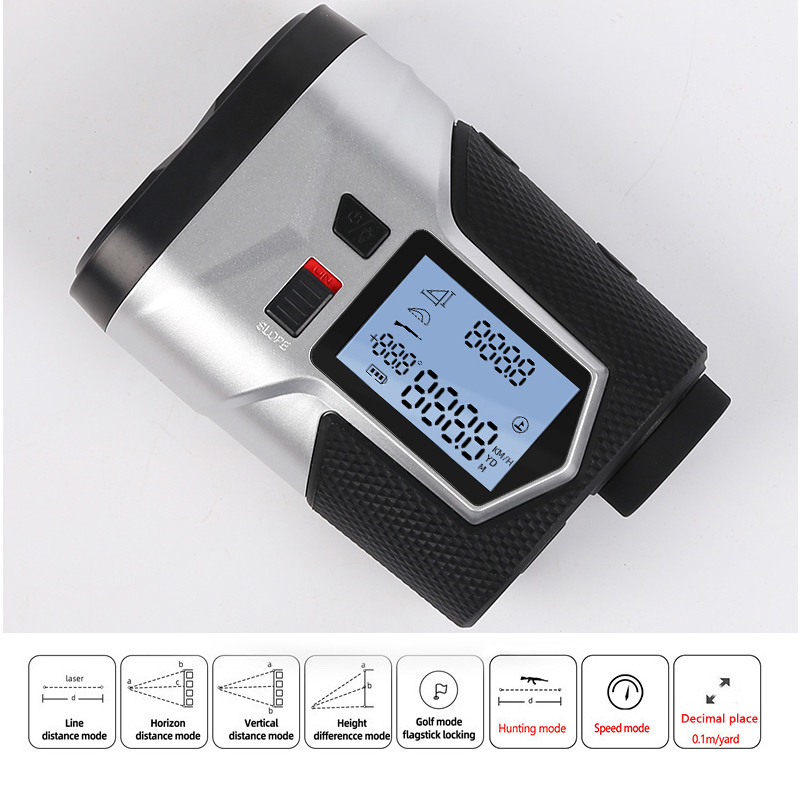 เลเซอร์วัดระยะทางกอล์ฟ1200ม. แ - Golf Rangefinder Laser Slope บทวิจารณ์และราคา