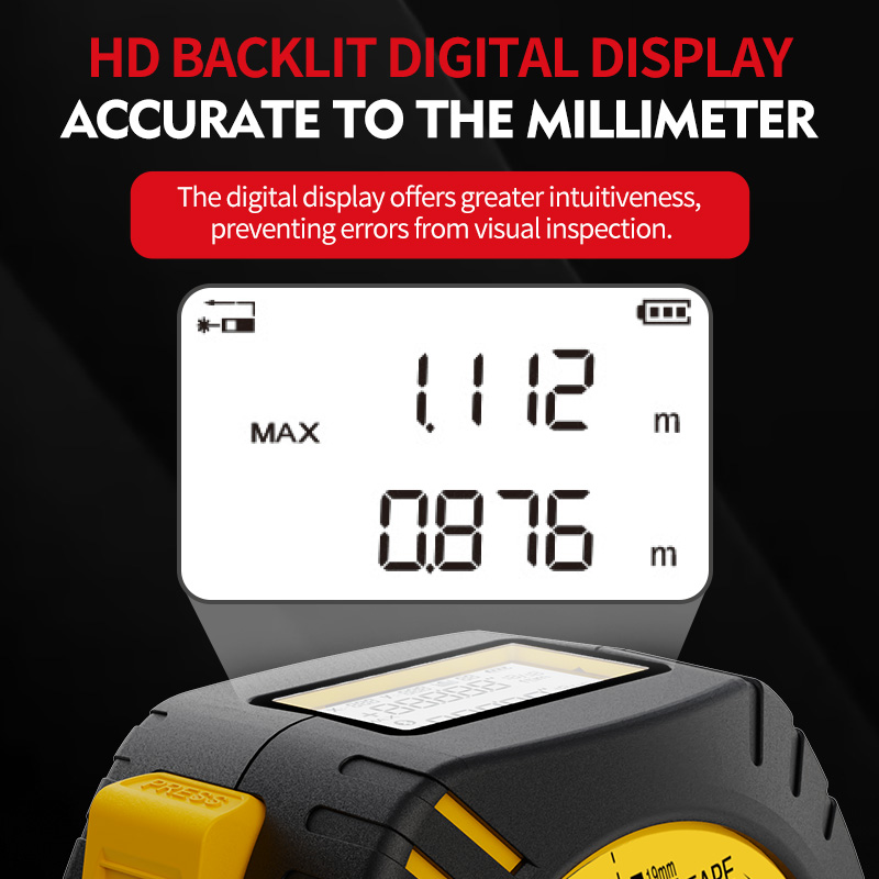 เครื่องวัดระยะด้วยเลเซอร์ Noha - Laser Distance Meter 2 In 1 Tape บทวิจารณ์และราคา