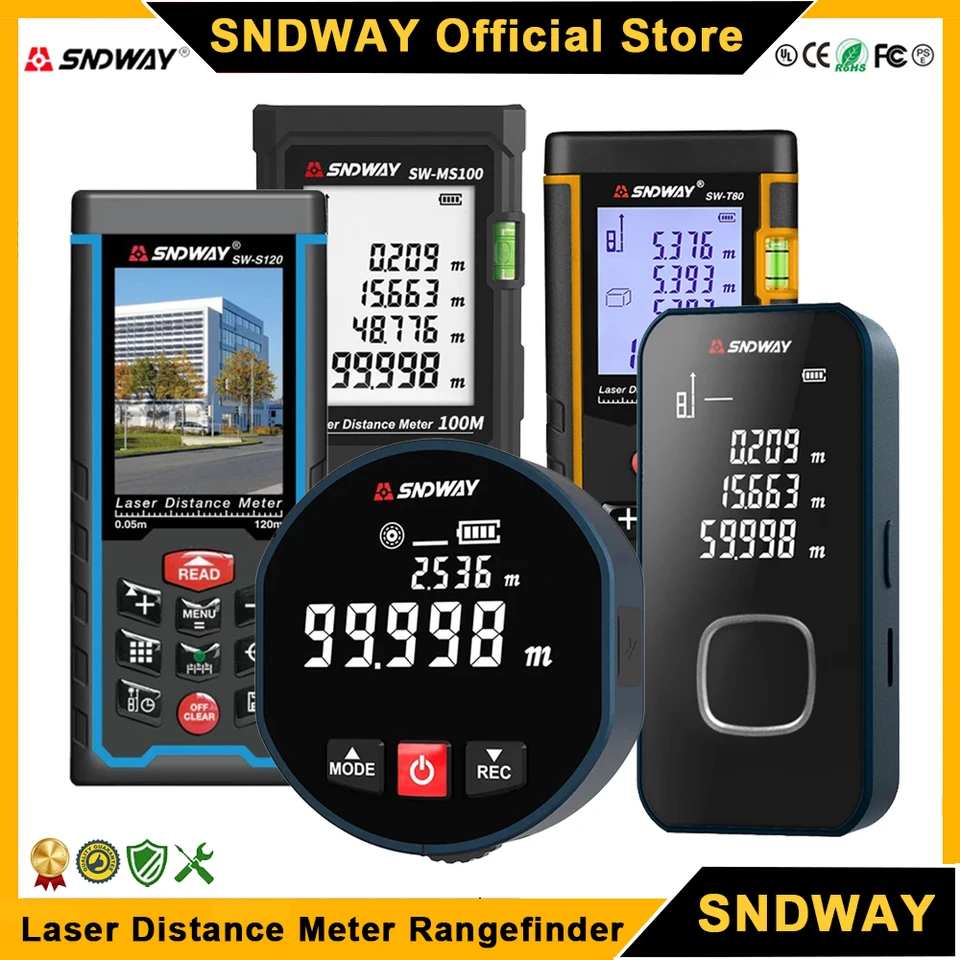 เครื่องวัดระยะทางด้วยเลเซอร์แบ - Laser Measure Area Volume Calculator บทวิจารณ์และราคา