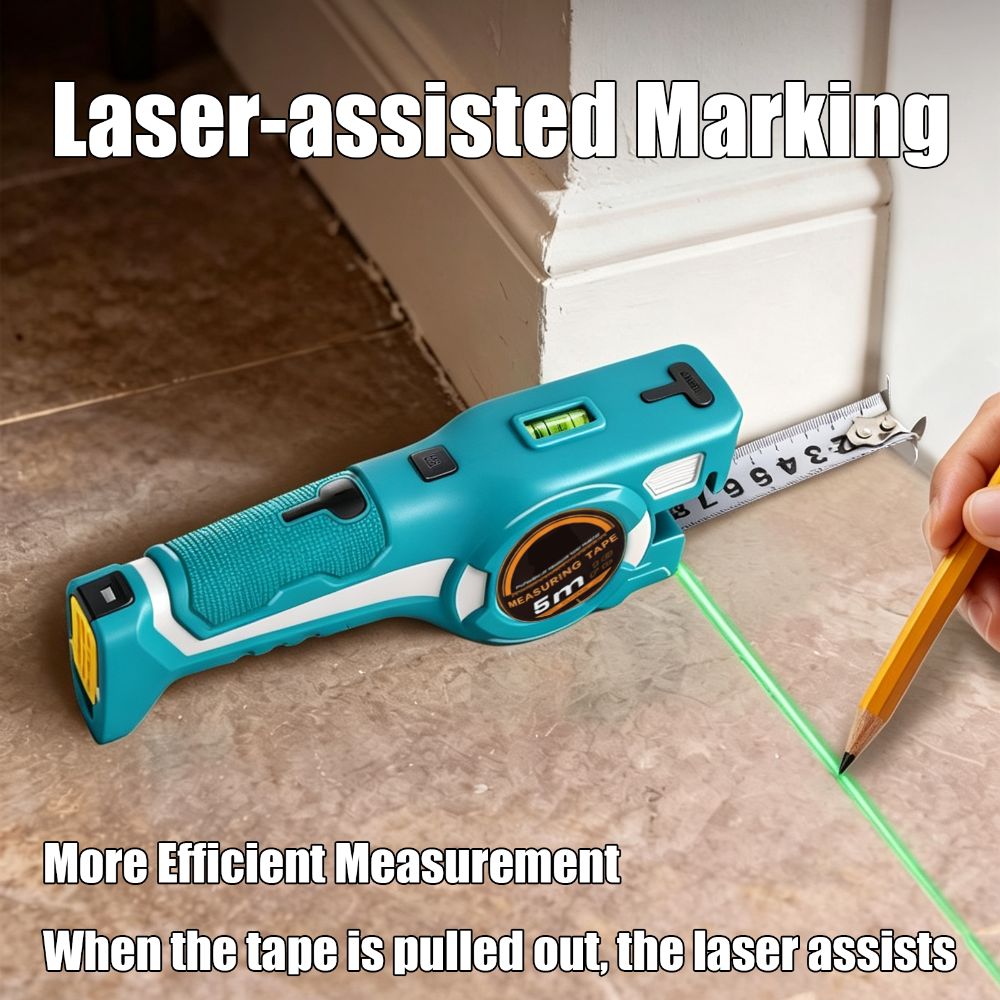 เครื่องวัดระยะด้วยเลเซอร์ 3-in - Digital Tape Measure 5M Laser บทวิจารณ์และราคา