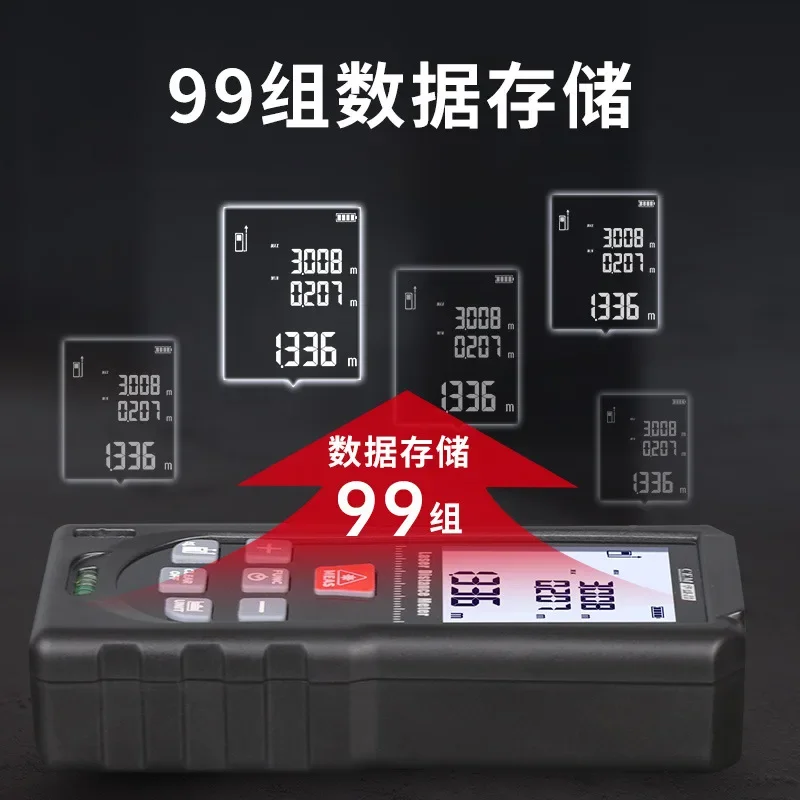 เครื่องวัดระยะด้วยเลเซอร์แบบ T - Laser Distance Meter With Bubble Level บทวิจารณ์และราคา
