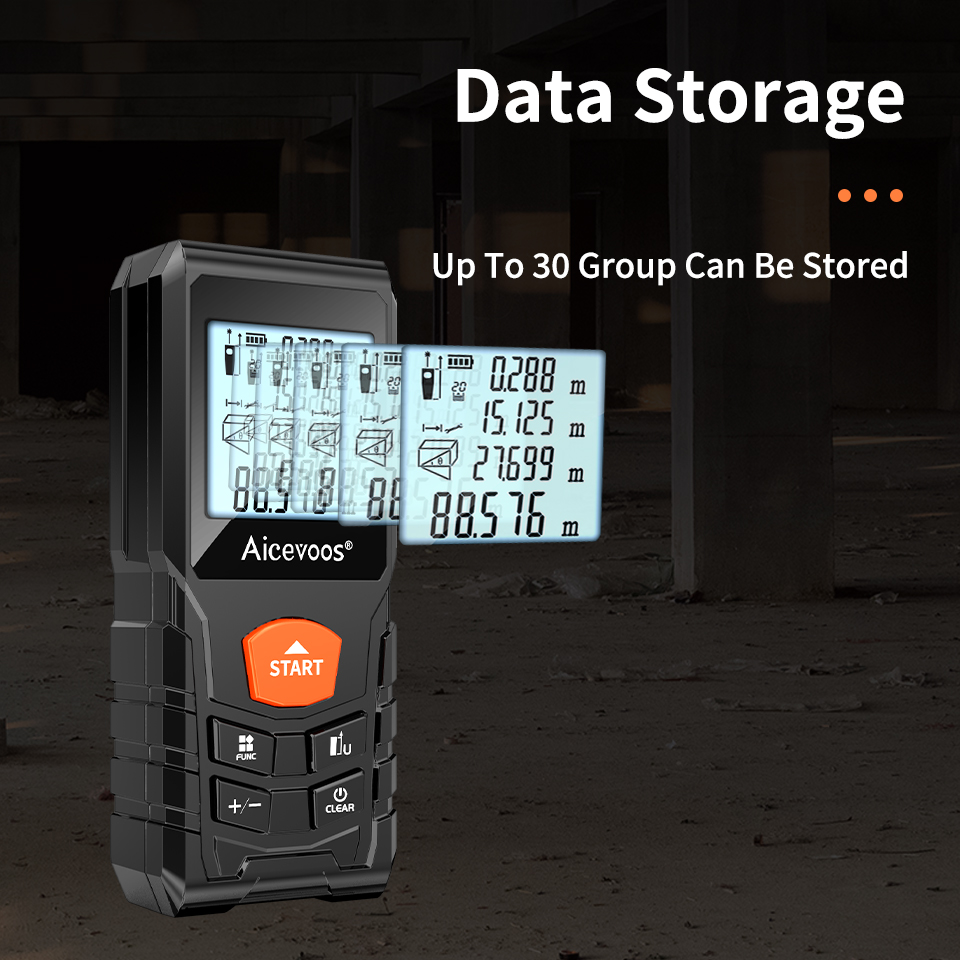 Aicevoos เลเซอร์ดิจิตอล Rangef - Laser Distance Meter 100M บทวิจารณ์และราคา