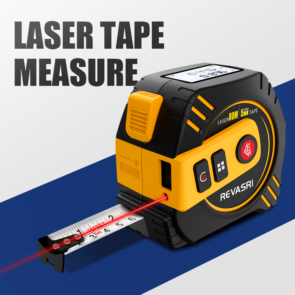 REVASRI เครื่องวัดระยะด้วยเลเซ - Laser Distance Meter 2 In 1 Tape บทวิจารณ์และราคา