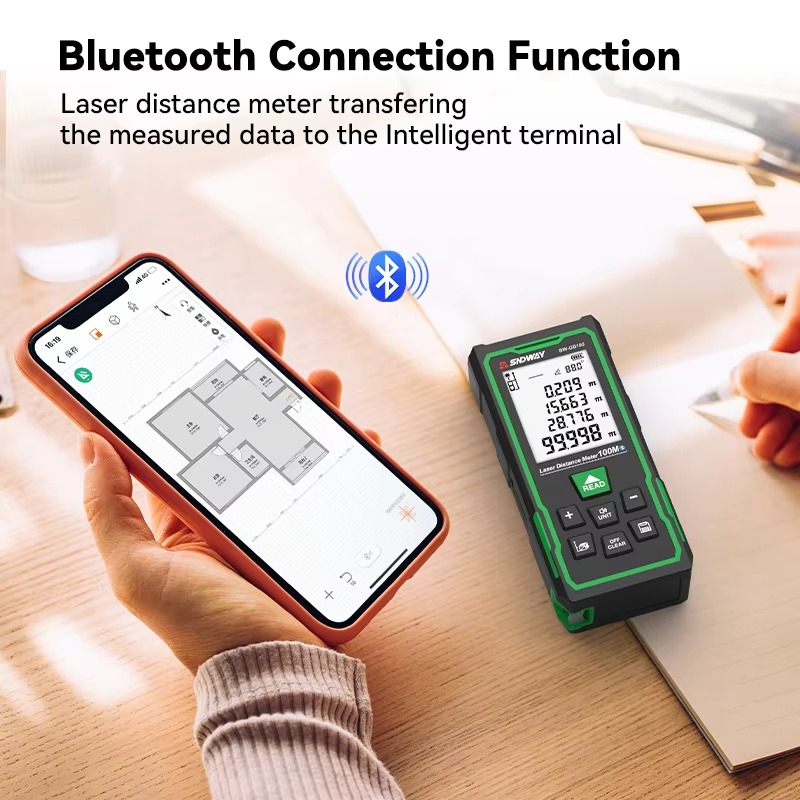 SW-GB เครื่องวัดระยะ/พื้นที่/ป - Laser Distance Meter 2 In 1 Tape บทวิจารณ์และราคา